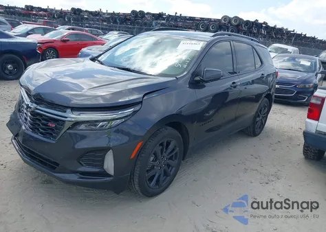 2022 Chevrolet Equinox Fwd Rs из США, поврежденный, VIN 2GNAXMEV5N6145973